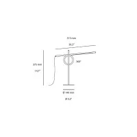 Pallucco Tangent Mini Lampada Orientabile da Tavolo a LED