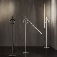 Pallucco Tangent Medium Adjustable LED Dimmable Floor Lamp By