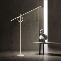 Pallucco Tangent Medium Adjustable LED Dimmable Floor Lamp By