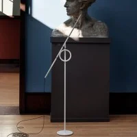 Pallucco Tangent Medium Adjustable LED Dimmable Floor Lamp By