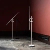 Pallucco Tangent Medium Adjustable LED Dimmable Floor Lamp By