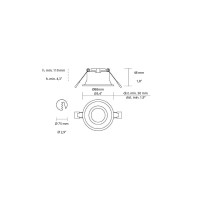 Isyluce Simplie Faretto Tondo GU10 Da Incasso a Soffitto in