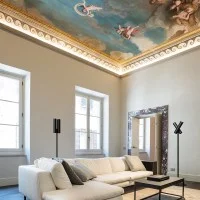 Rotaliana Tobu F1 Lampada Doppia Orientabile da Terra a LED