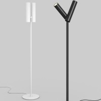 Rotaliana Tobu F1 Adjustable LED Dimmable Double Floor Lamp for