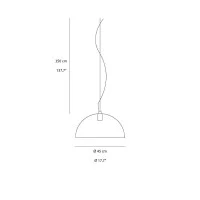 Martinelli Luce Bubbles Lampada LED da Sospensione Semisfera Martinelli Luce Bubbles Lampada LED da Sospensione Semisfera