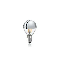 Ideal Lux Lampadina Sfera E14 LED 4W 260lm 3000K Vetro Cromo Ideal Lux Lampadina Sfera E14 LED 4W 260lm 3000K Vetro Cromo