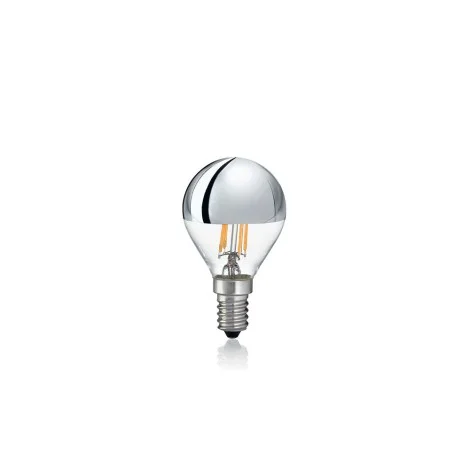 Ideal Lux Lampadina Sfera E14 LED 4W 260lm 3000K Vetro Cromo