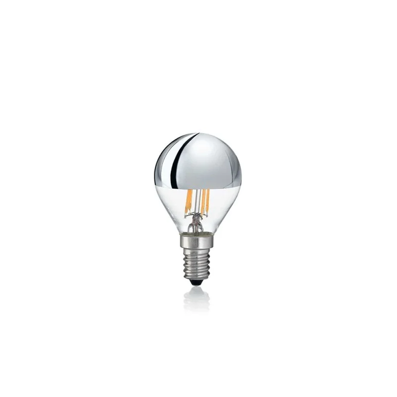 Ideal Lux Lampadina Sfera E14 LED 4W 260lm 3000K Vetro Cromo Ideal Lux Lampadina Sfera E14 LED 4W 260lm 3000K Vetro Cromo