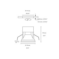 Flos Bon Jour Ø145 Dimmable LED Recessed Spotlight 27W 3000K By