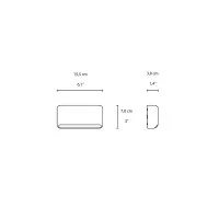 Sovil Veyron LED 3W Segnapasso Applique a Superificie da Parete