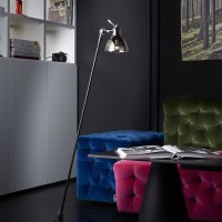 Rotaliana Luxy F0 Glam Floor Lamp in Glass for Indoor By