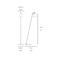 Rotaliana Luxy F0 Glam Floor Lamp in Glass for Indoor By