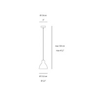 Rotaliana Luxy H5 Glam Lampada da Sospensione in Vetro per