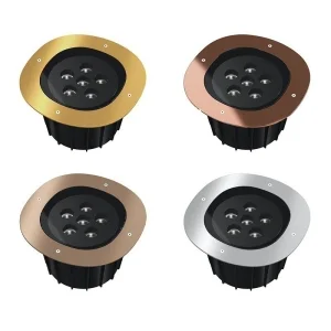 Flos A-Round 315 Adjustable Recessed Ground Spotlight For