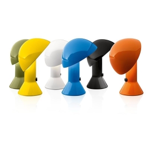 Martinelli Luce Elmetto E27 Table Lamp Design by Elio