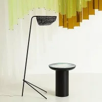 Petite Friture Mediterranea Lampada da Terra in Ottone