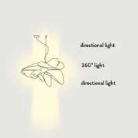 Slamp LA BELLE ÉTOILE Black LED Suspension Lamp By Adriano