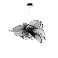 Slamp LA BELLE ÉTOILE Black LED Suspension Lamp By Adriano