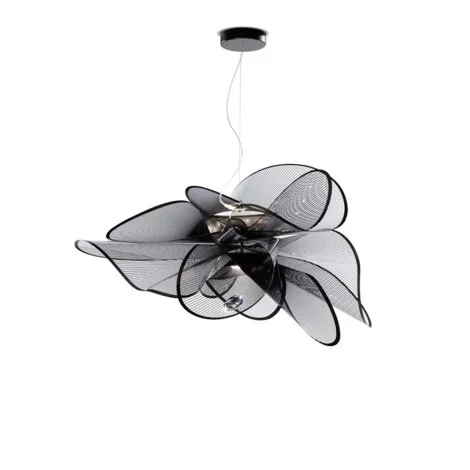 Slamp LA BELLE ÉTOILE Black LED Suspension Lamp By Adriano