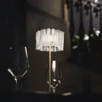 Slamp Accordéon Battery LED Table Lamp with Rechargeable