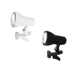 Lampo Spot E27 With Clamp In Metal Adjustable With Switch And