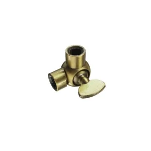 Bronze color joint with tige M10X1 accessory for lamp holders