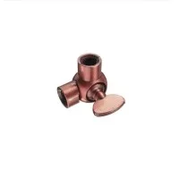 Copper color joint with tige M10X1 accessory for lamp holders