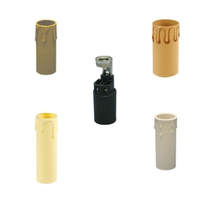 Lampo Fake Candle Cover With Drops In Plastic Coating For Lamp