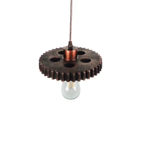 Ceiling Pendant Lamp E27 Copper Vintage Industrial Style Gear