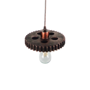 Ceiling Pendant Lamp E27 Copper Vintage Industrial Style Gear