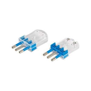 Lampo Presa Spina 10A 2P+T Poli 250V Maschio Connettore di