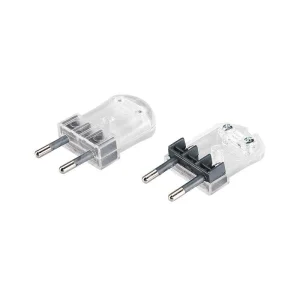 Lampo ITA Plug Socket 10A 2P Poles 250V Male Power Connector