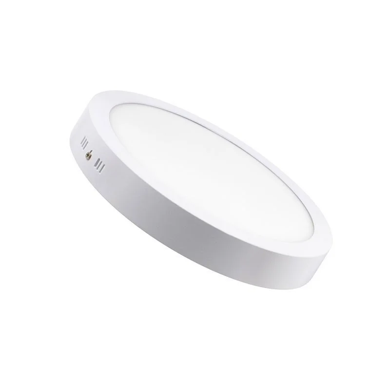 Lampo KIT Cornice Bianca Per Pannello Tondo 240mm LED Montaggio Lampo KIT Cornice Bianca Per Pannello Tondo 240mm LED Montaggio