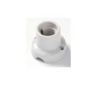E27 Vintage Lampholder Porcelain Straight Base White 0071 Wall E27 Vintage Lampholder Porcelain Straight Base White 0071 Wall