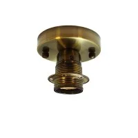 Plafone da Soffitto o Parete con portalampada Bronzo Brunito in Plafone da Soffitto o Parete con portalampada Bronzo Brunito in