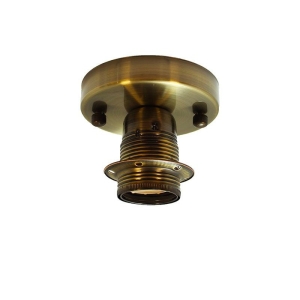 Ceiling or Wall Lamp with Bronze Burnished Lamp holder Vintage