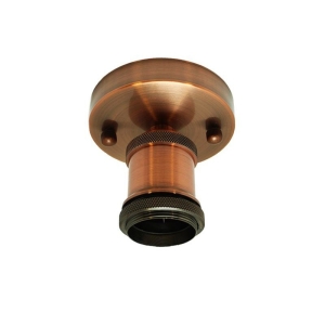 Plafone da Soffitto o Parete con portalampada Rame in stile