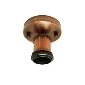 Plafone da Soffitto o Parete con portalampada Rame in stile