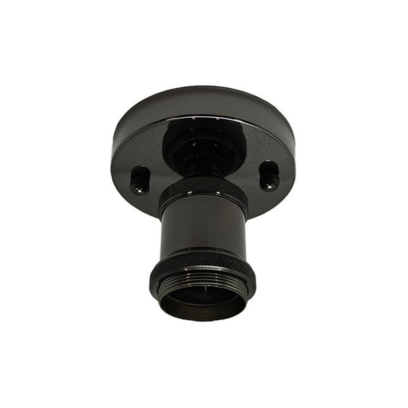 Plafone da Soffitto o Parete con portalampada Nero in stile Plafone da Soffitto o Parete con portalampada Nero in stile