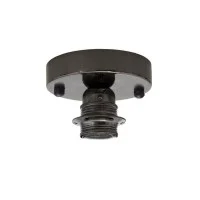 Plafone da Soffitto o Parete con portalampada Nero Antracite in Plafone da Soffitto o Parete con portalampada Nero Antracite in