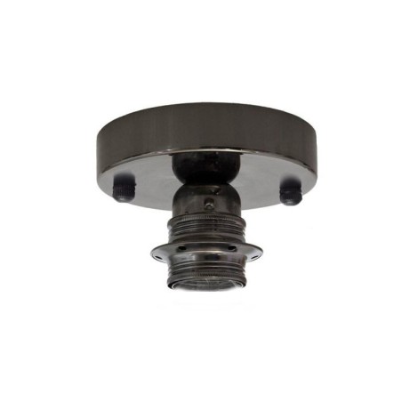 Ceiling or Wall Lamp with Black anthracite Lamp holder Vintage
