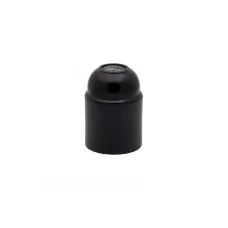 E27 Lampholder in Black Thermosetting Resin