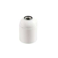 E27 Lampholder in White Thermosetting Resin