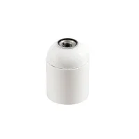 E27 Lampholder in White Thermosetting Resin