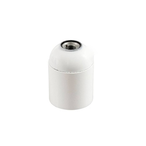 E27 Lampholder in White Thermosetting Resin