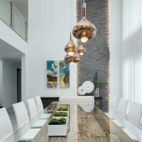 Lodes Sky-Fall Dimmable LED Suspension Lamp in Glass for Indoor Lodes Sky-Fall Dimmable LED Suspension Lamp in Glass for Indoor