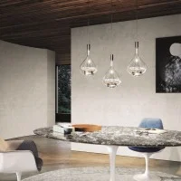 Lodes Sky-Fall Lampada LED Dimmerabile da Sospensione in Vetro Lodes Sky-Fall Lampada LED Dimmerabile da Sospensione in Vetro