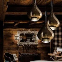 Lodes Sky-Fall Dimmable LED Suspension Lamp in Glass for Indoor Lodes Sky-Fall Dimmable LED Suspension Lamp in Glass for Indoor