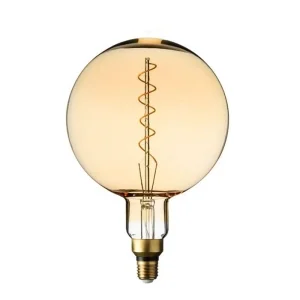 Lampadina LED Spiral XL G200 Amber Gold E27 5W 2200K 250lm