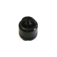 Rotary Wall Vintage Diverter Black Porcelain